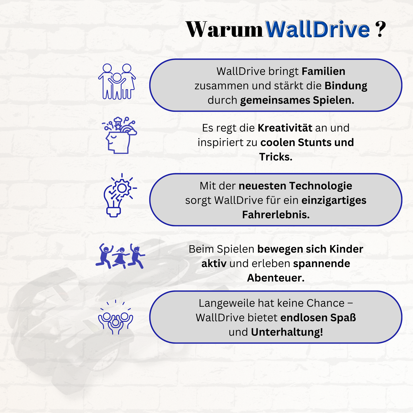 WallDrive für Kinder und Erwachsene